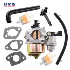 Carburetor Kit For YardMax YT4565 208cc Rear Line Tiller B&S Powered Carb