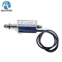 1-10PCS JF-0530B DC12V 300mA 5N/10mm Pull-Push-Type DC Solenoid Electromagnet