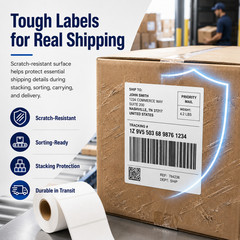 4″ x 6″ DK 1241 Address White Paper 200 Labels P/R For Brother QL-1100 1050N
