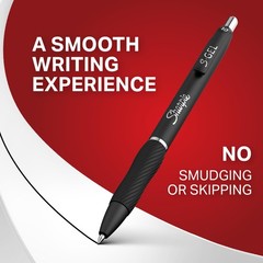 S-Pens, Bold Point (1.0mm), Black Ink, Smear-Resistant, 12 Count – Smooth Wri…