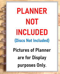 Daily Habits Personal Goals DASHBOARD for use with the TUL/Arc (8 disc) Planner