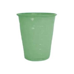 BriteDent Green 5 oz. Plastic Cups 1000/Case.