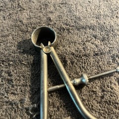 Vtg L.S. Starrett 6″ Round Leg Outside Spring Caliper Athol Mass USA