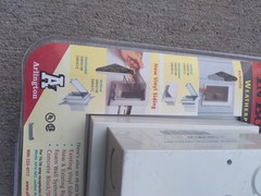 Arlington Recessed Electric Box Weather Proof in Use Cover NEW DBVM1W