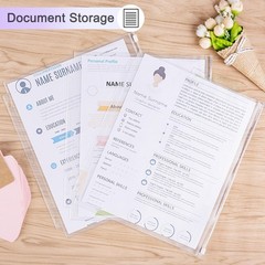 Antner 12 Pack Letter Size – 11.4 x 9.8 inches, Translucent