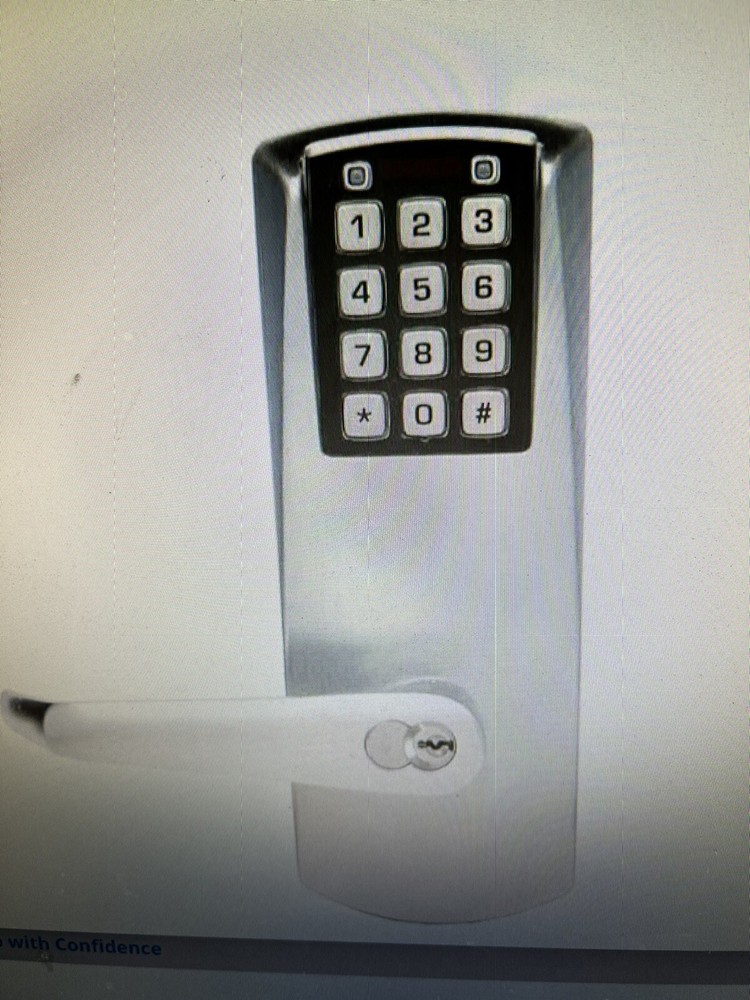 Dormakaba Access P2066BLL-626-41 Pushbutton Lock Satin Chrome New Read