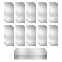 50 Pcs Shim Stock Assortment, 304 Stainless Steel 2″ Width X 6″ Length Metal