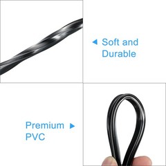 Aluminum Profile Slot Cover Flat Seal Black 13ft 4M 8mm 3030 4040 Series