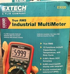 EXTECH EX520 Multimeter BRAND NEW FREE SHIPPING )