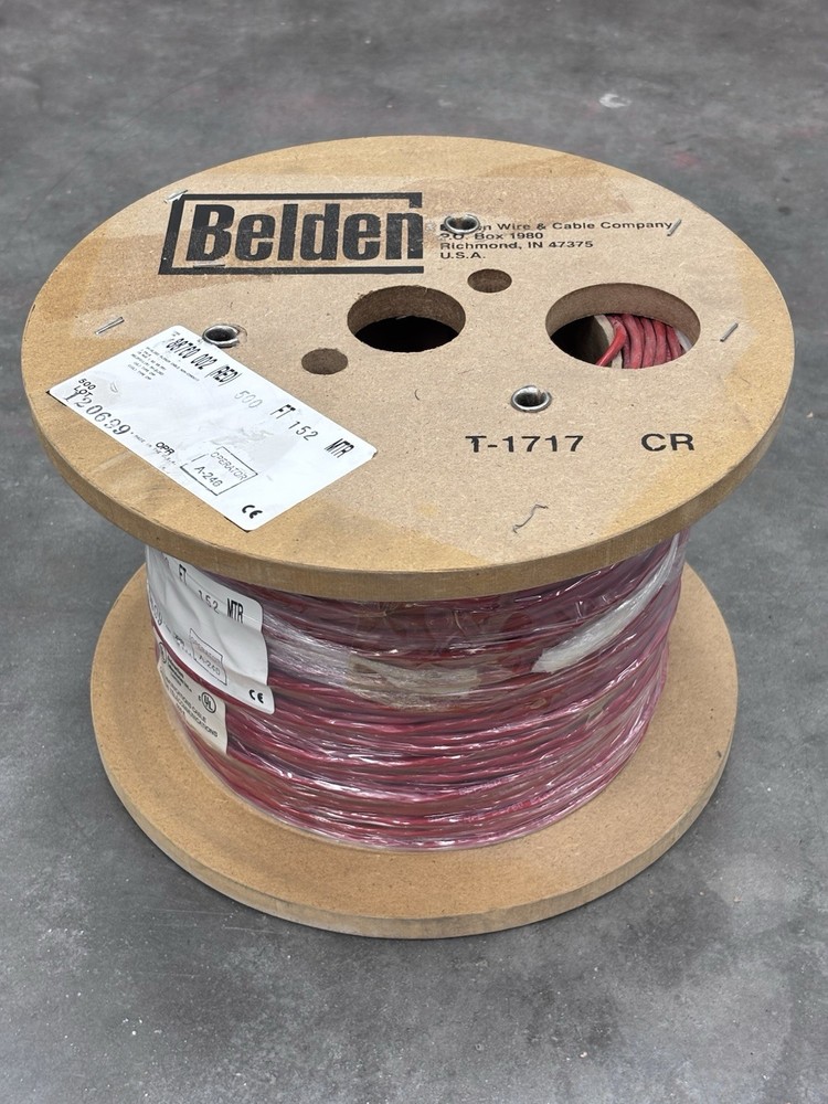 Belden 88760 18AWG 1pr Twisted Pair Beldfoil Shield FEP Jacket**500 FT**