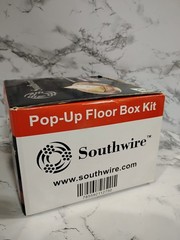 Southwire Garvin Brass Floor Box Kit FBCVBR-TRWR-KIT