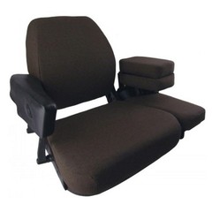 Dark Brown Side Kick Buddy Seat Fits John Deere Tractor 2140, 2350, 2355, 2550