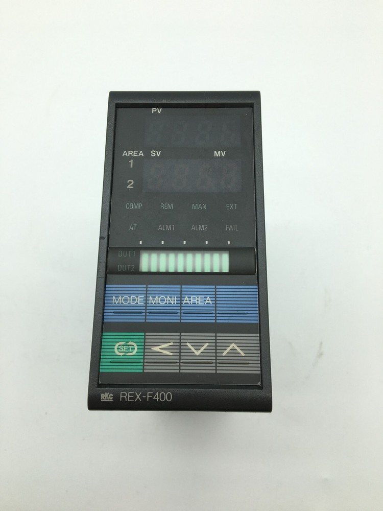 RKC REX-F400 F400FJ08-M*NP-NNN-NN Temperature Controller 100-240VAC 8VA/11VA