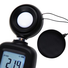 Light Meter Illuminance Luminometer up to 200,000 Lux Luxmeter with Backlight