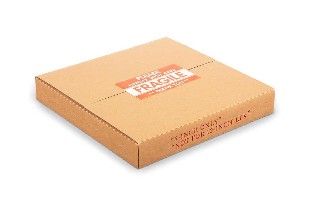 7 Inch 45 RPM Record Mailers (NOT for 12 LPs), 7.5 x 7.5 x 1 Inch Easy-Fold Corr