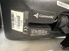 Community DS5-B 8ohms:100w Cont.70V:60W-30W-15W-7.5W 100V:N.C.69W30W-15W Pair Sp
