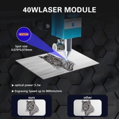 40W LaserCutter Module 450nm TTL For Laser Engraving Cutting Machine DIY Tools