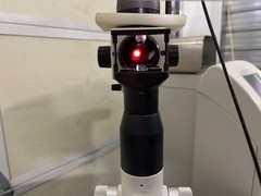 Lumenis Novus Varia Tricolor Ophthalmic Laser paired with SL950LM Slit Lamp 1000
