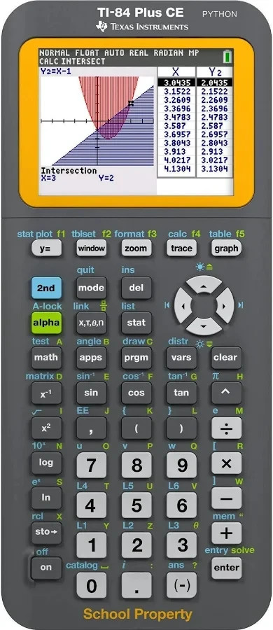 Texas Instruments TI-84 Plus CE Python Color Graphing Calculator (No case)