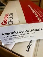 Case Of 11 Pk Gordon Choice 12” X 10.75” Interfold Delicatessen Paper 500 Sheets