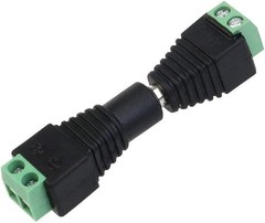 5.5mm x 2.1mm DC Barrel Jack Connector – 12V/5V-24V Adapter with Female Socke…