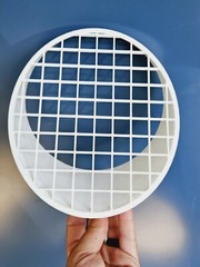 30 Deg Sloped Drain Pipe Mesh Screen to Fit on Outside of Pipe, Various Sizes