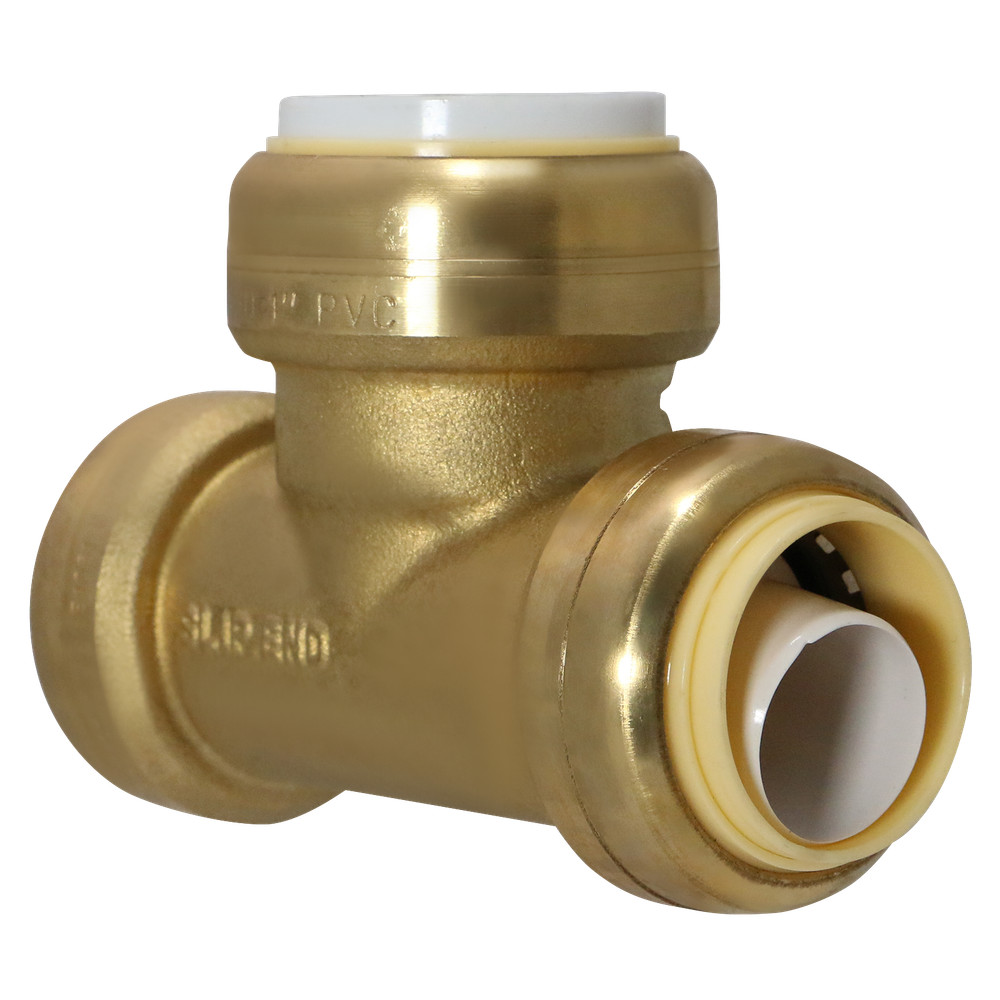 1 Pcs XFITTING 1″ CTS x 1″ CTS x 1″ PVC Push Fit Tee, Push To Connect Tee
