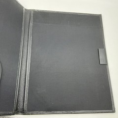Vintage Franklin Covey Folder Folio Top Grain Verona Leather Black 1996