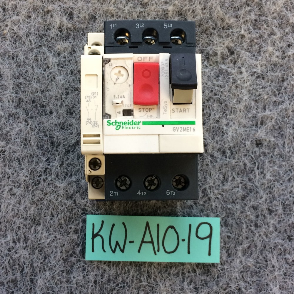 TELEMECANIQUE GV2ME16 9-14A Motor Disconnect With GVAN11 Contact