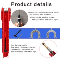 Sink Wrench Plumbing Repair Installation Pipe Hand Tool Bathroom Kitchen Faucet