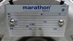 Marathon 1HP Explosion Proof Motor 3Ph 143T 143TTGR16026 230/460V XP HazLoc New