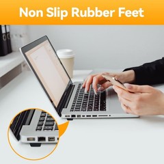 Rubber Feet for Electronics, Adhesive Black, Bumpers
