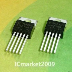 10 PCS LM2596T-5.0 TO-220 3A Low Component Count Step-Down Regulator Chip IC