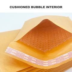 200 #3 8.5×14.5 Kraft Bubble Mailers Padded Envelopes Shipping Bags Self Sealing
