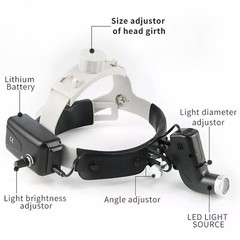 5W Dental LED Surgical Headlight Good Light Spot Headband ENT Specific Headlamp