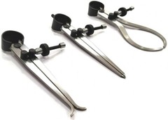 ADI Set of 3 Pcs Spring Caliper Set- Inside, Outside & Divider (4″ inch/ 100 mm)