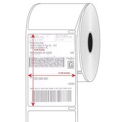 20 Rolls 4×6 Thermal Shippinng Labels #1744907 Compatible Dymo LabelWriter 4XL