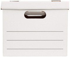 Storage Filing Boxes Collapsible Cardboard HeavyDuty Lift Off Lid 20 Pack