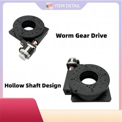 Hybrid Stepper Driver+Motorized Rotary Table Electric Turntable Self-Lock Worm