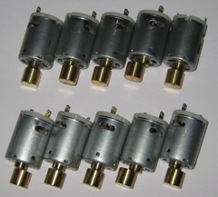 10 X 12V Nichibo Vibrator / Massager 5 Pole 28mm Diameter DC Motor Heavy Weight