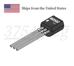 25pcs – BC557-B General Purpose PNP Transistor – hFE=180-460 – TO-92 – JSCJ