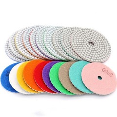 Diamond Polishing Pads 3 or 4 inch Wet/Dry Granite Glass Stone Concrete Marble