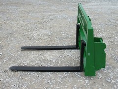 48″ 5,500 Pound Heavy Duty Pallet Fork Attachment Fits John Deere 600 700 Series