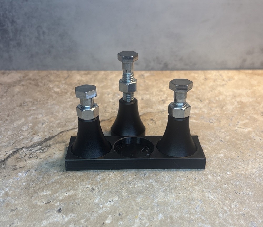 Machinist Jack, Lot Of 3, Powder Coated Black, Made In USA , Comes With Holder