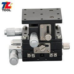 XYZ 3Axis Linear Stage Trimming Platform Bearing Tuning Sliding 60x60mm