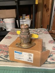 Webstone H-81415HV 1-1/4 in Press Rotating Flange Ball Valve W/ purge get 1 Free