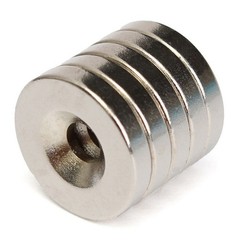 Lot 10-100 Strong Countersunk Ring Magnets 12x 3mm Rare Earth Neodymium 4mm hole
