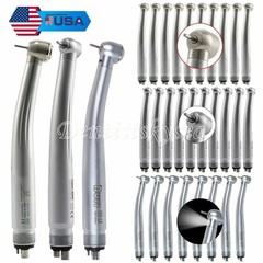 Dental High Speed Handpiece (LED E-generator) Push Button Type 4 holes For NSK