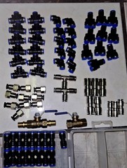 Custom Pneumatic Push-to-Connect Fitting & Valve Assortment