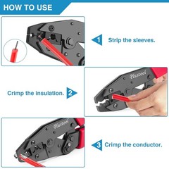 8.5mm Ratchet Spark Plug Wire Crimp Tool for Ignition Wire Crimper Tool